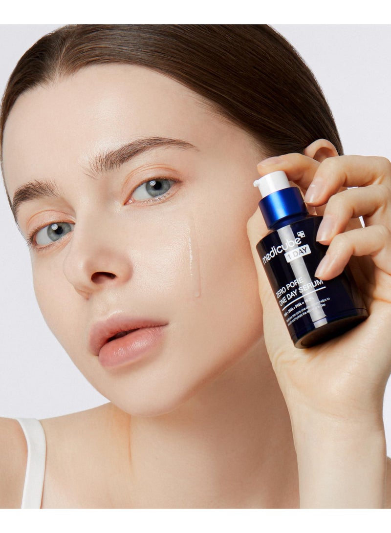 Zero Pore One-day Serum 1.01 fl.oz - Overnight Resurfacing Serum with Pore Tightening Complex - 15.2% AHA+BHA+PHA & 2% Niacinamide - 10.8% reduction in pore appearance after one day of use