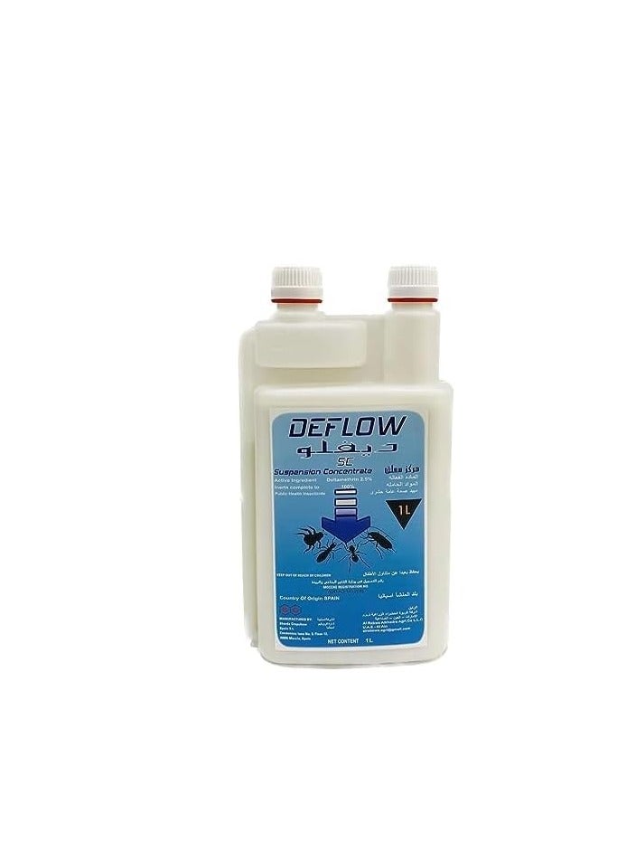 Deflow SC Deltamethrin 2.5% Household Insecticide Pesticides 1Ltr is a Highly Effective Insecticide Formulated with 2.5% Deltamethrin a Potent Pyrethroid Compound known for its Rapid Action Against a Wide Range of Household Pests.