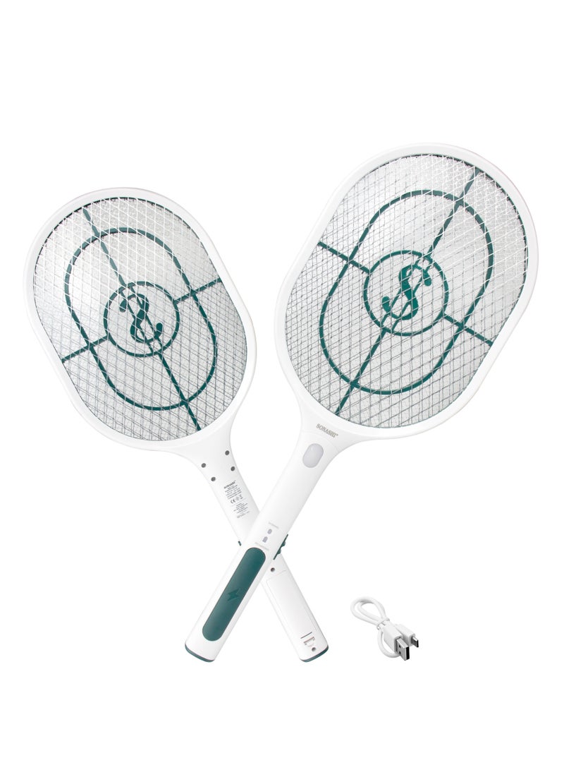 Mosquito Swatter Green/White SMR-111N