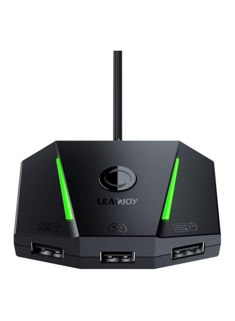 GameSir VX2 AimBox Keyboard Mouse Adapter for Xbox One, Xbox Series X/S, Nintendo Switch, PS4, Game Consoles for FPS, TPS and RTS, with 3.5mm Audio（NOT COMPATIBLE WITH PS5/PS5 Slim）