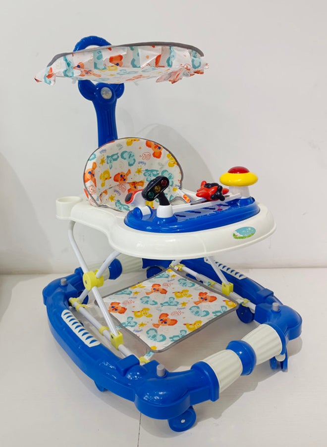 Multifunctional Baby Walker - Dark Blue