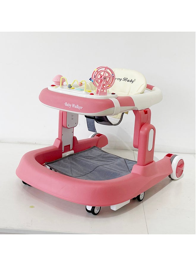 Multifunctional Baby Walker - Pink