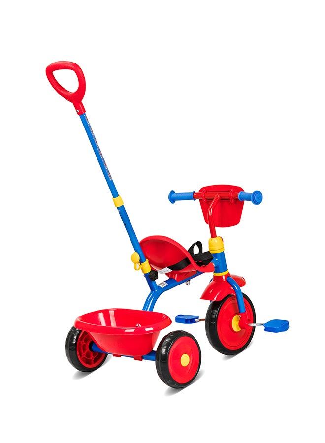 Marvel Spiderman Tricycle with Pushbar