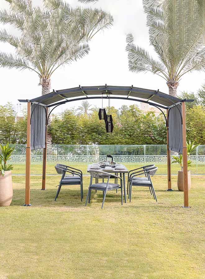 Hazel Outdoor Rectangle Shaped Metal Pergola For Deck Garden Backyard Modern Pergola 3X3.6M