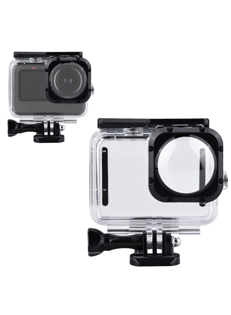 Waterproof Housing Case for GoPro Hero 11 Black 10/ 9, Max Lens Mod Diving Protective Underwater Dive Cover Shell for Go Pro 9 HERO11 10 Accessories Kit, 40M