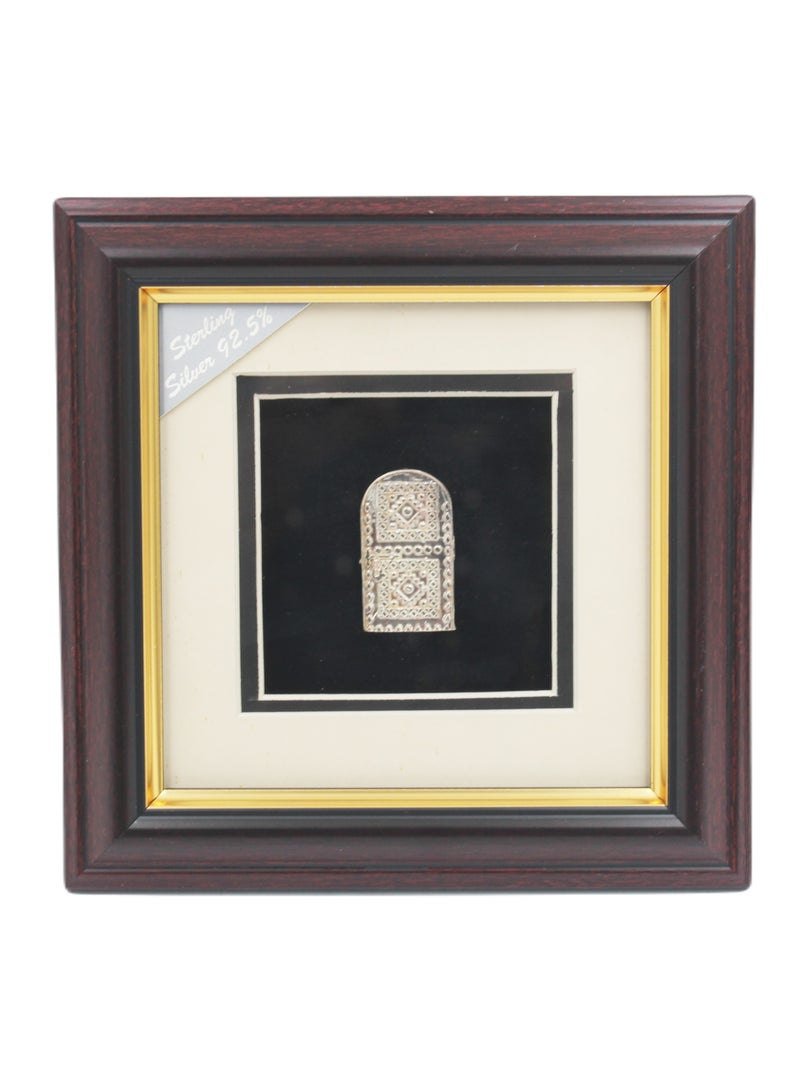 Silver Charms Souvenir in Frame 5x5 Inch