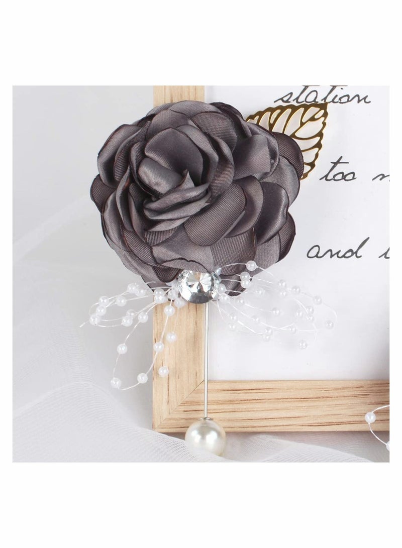 Wrist Corsage Rose Bridesmaid Wedding Flowers Prom Corsage and Boutonniere Set for Wedding Party Prom Groom Bridal Prom Flowers Hand Flowers Party