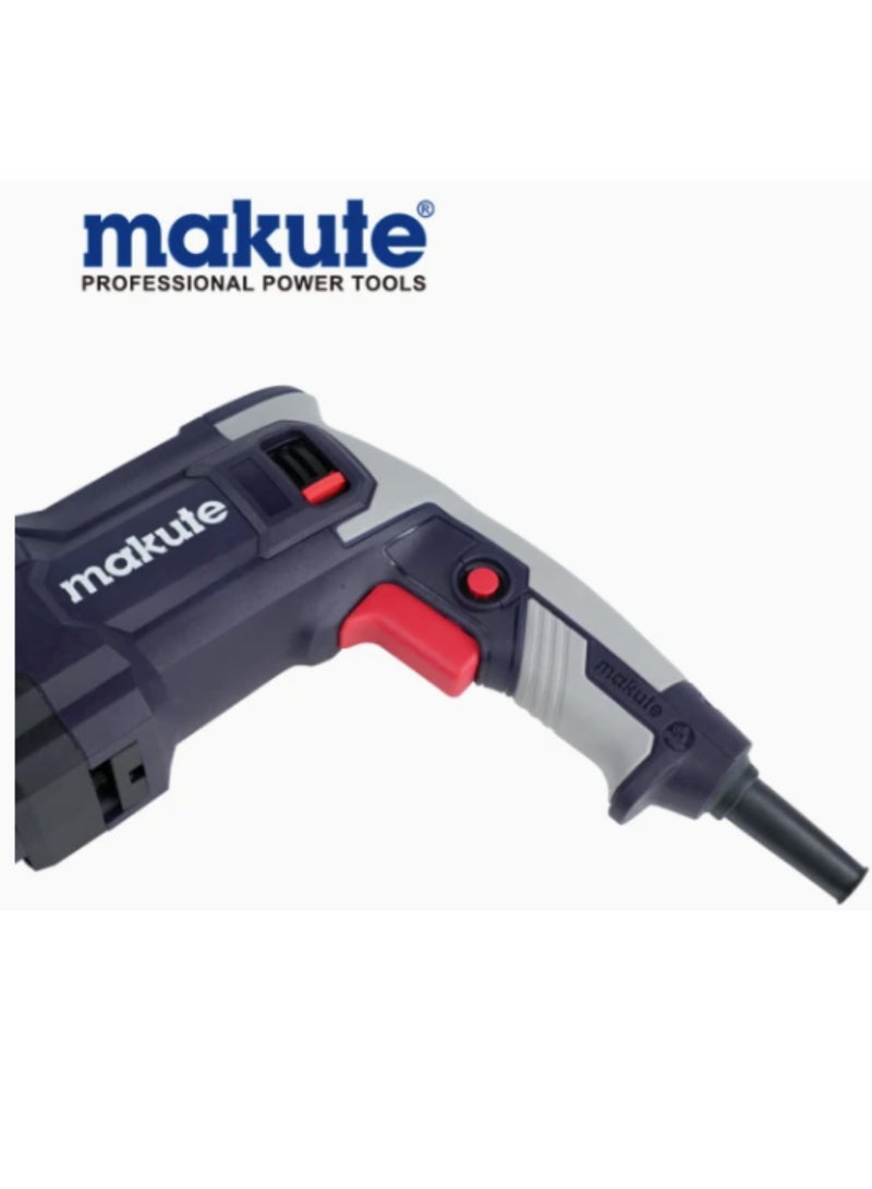 Makute 900W Electric Hammer Drill 900rpm 26mm Chuck Size Variable Speed 360° Rotatable Handle  Adjustable Drill Head for Home and Professional Construction Tasks (HD900)