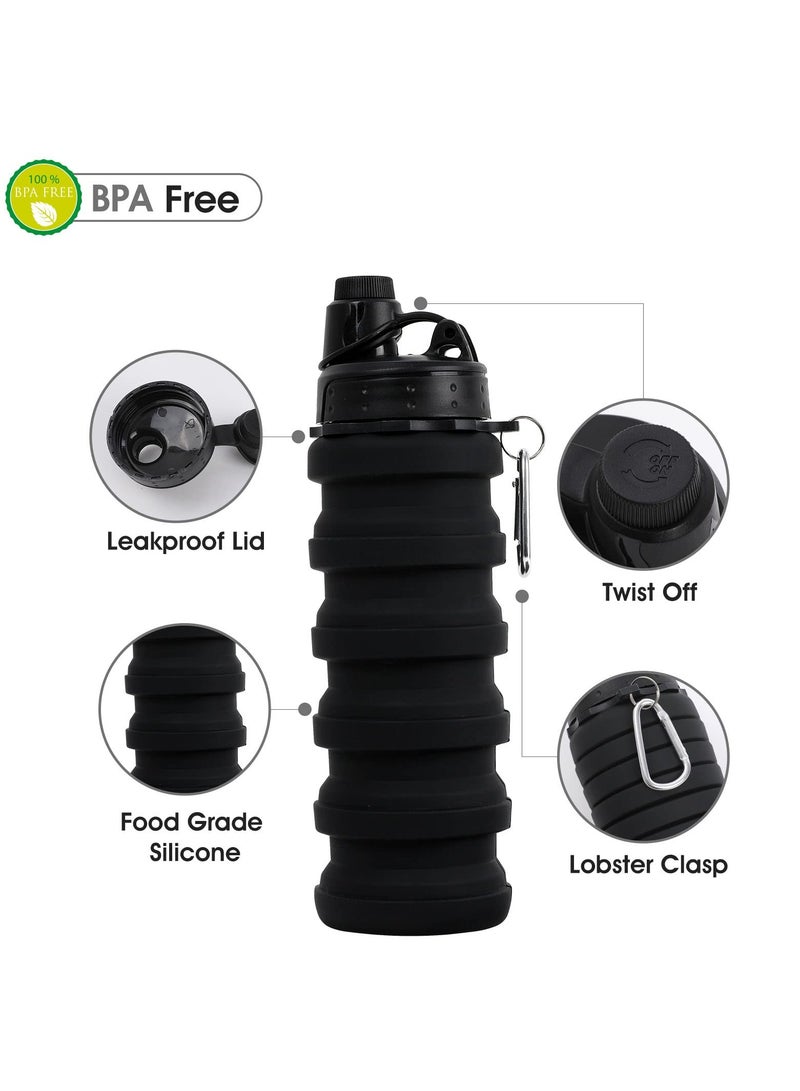 Collapsible Silicone Foldable Water Bottles