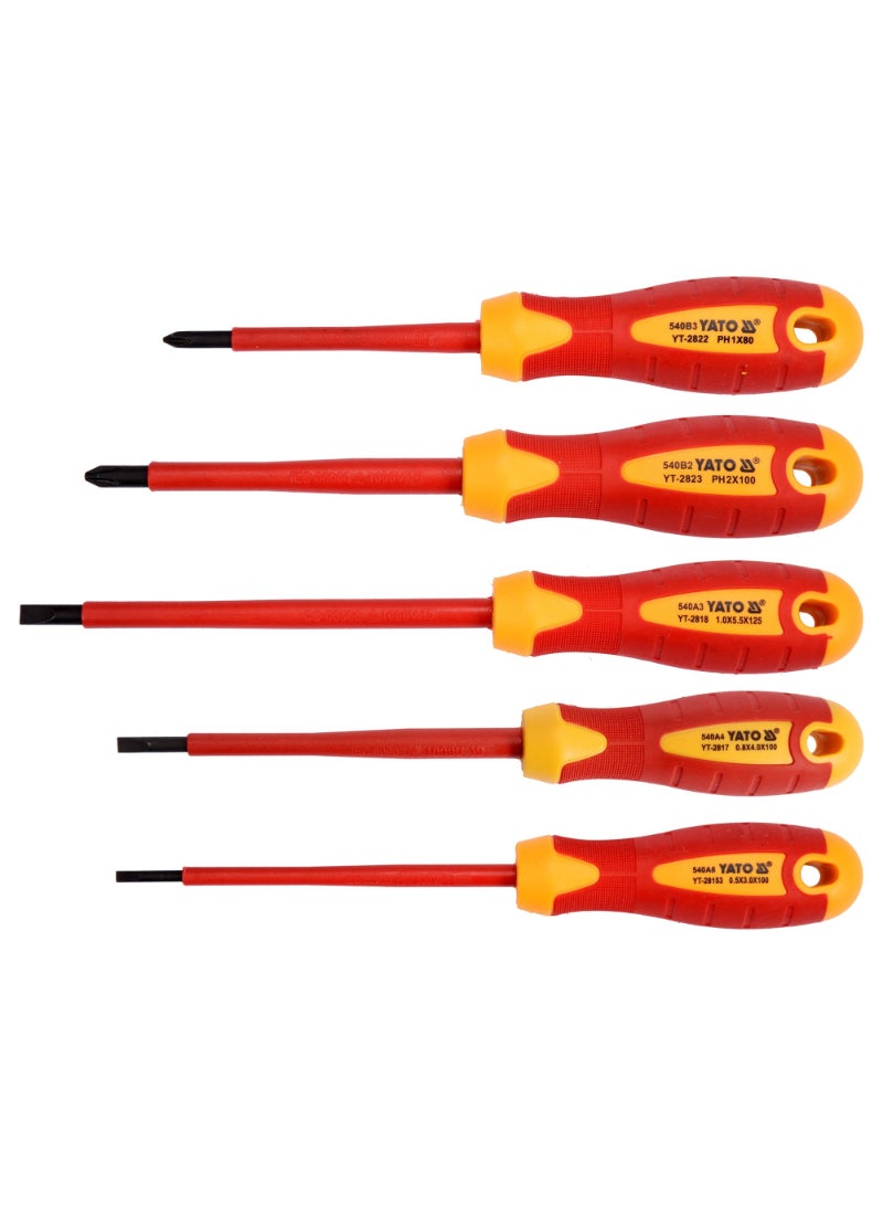 YATO Insulated Screwdriver Set 5pcs/sets YT-2827