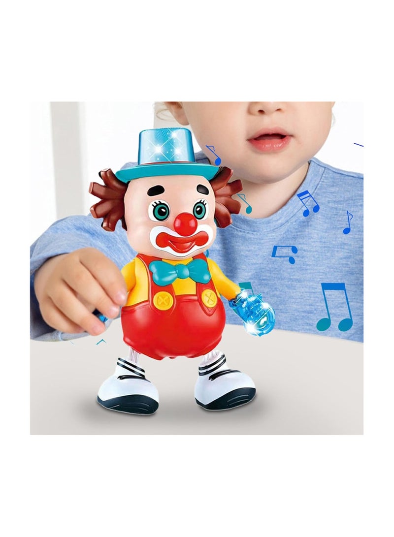 Battery Operated Dancing Clown Toy – Fun Performance with Lights and Sound