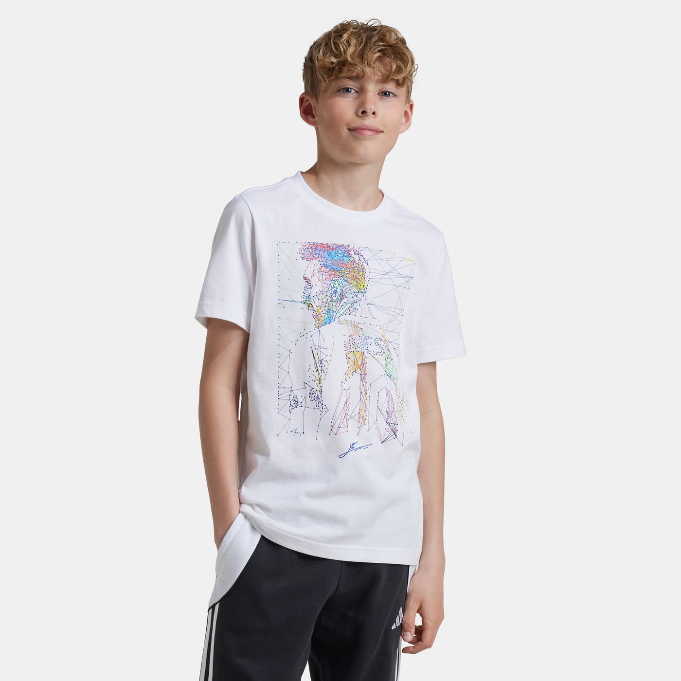 Kids' Messi Football Graphic T-Shirt