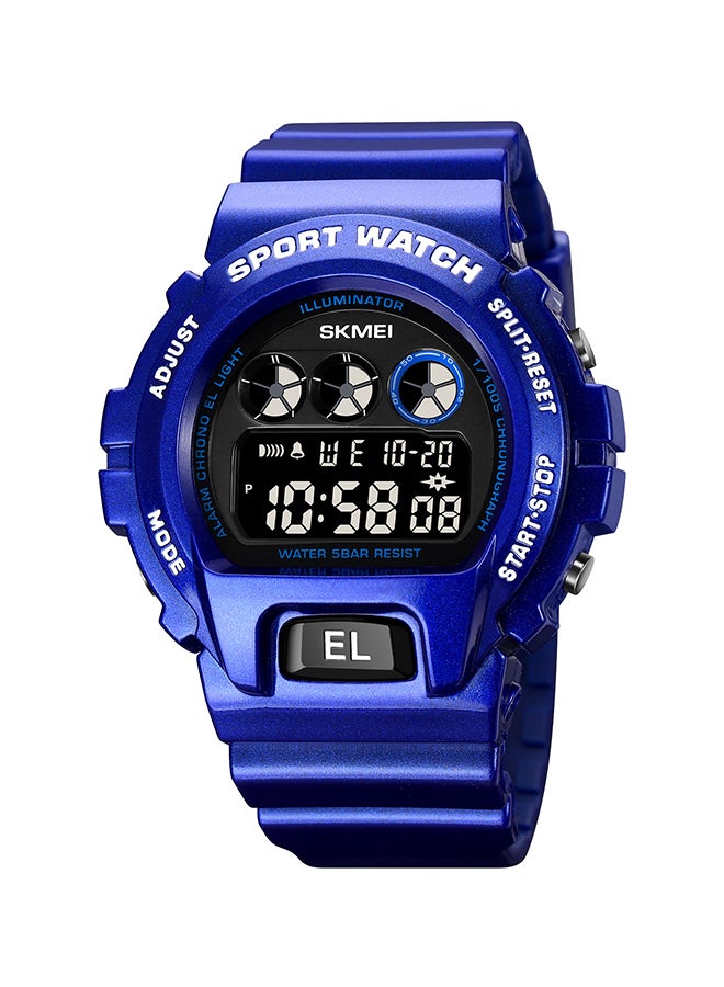 Men's Fashion Outdoor Sports  Multifunction Alarm 5Bar Waterproof Digital Watch  1813