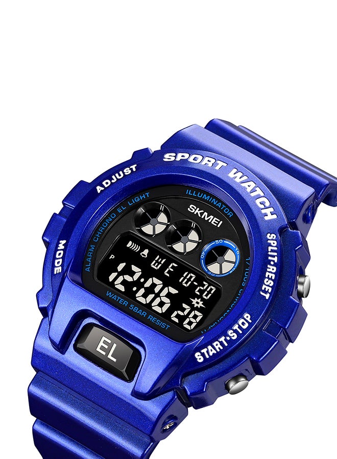 Men's Fashion Outdoor Sports  Multifunction Alarm 5Bar Waterproof Digital Watch  1813