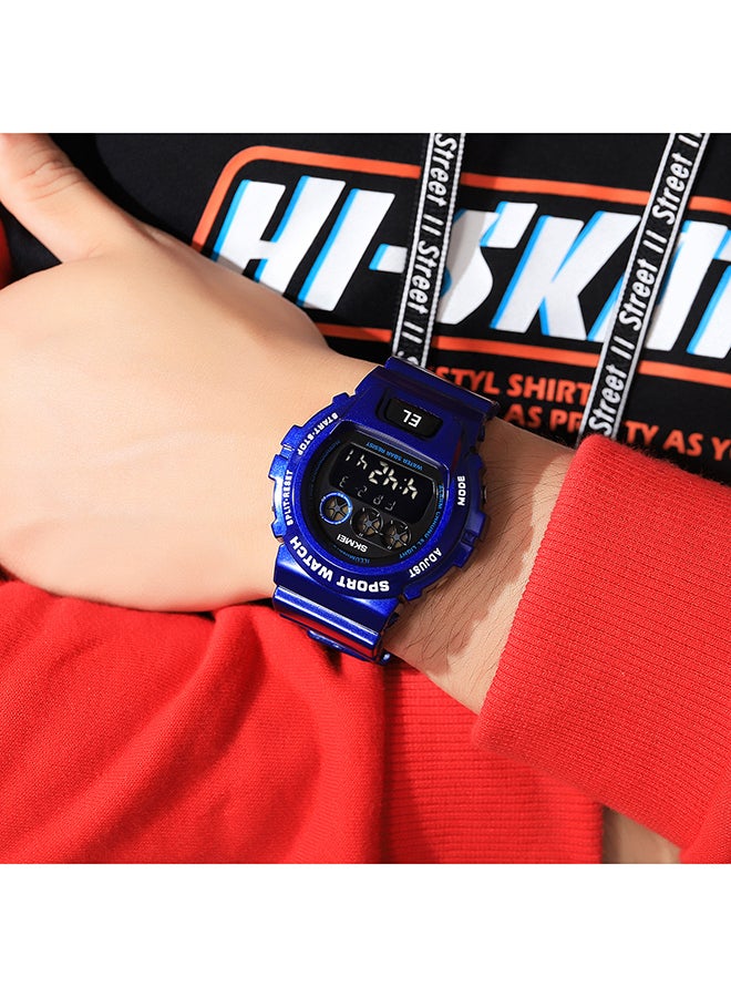 Men's Fashion Outdoor Sports  Multifunction Alarm 5Bar Waterproof Digital Watch  1813