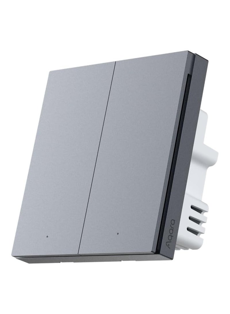 Smart Wall Switch H1 Double Rocker without Neutral