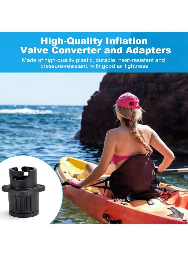 SYOSI 5 Pcs Inflatable Boat Air Pump Adaptors, Multifunctional Air Pump Converter Kit, Standard Conventional Air Pump for Kayak, Stand Up Paddle Board, Inflatable Bed, Inflatable Dinghy