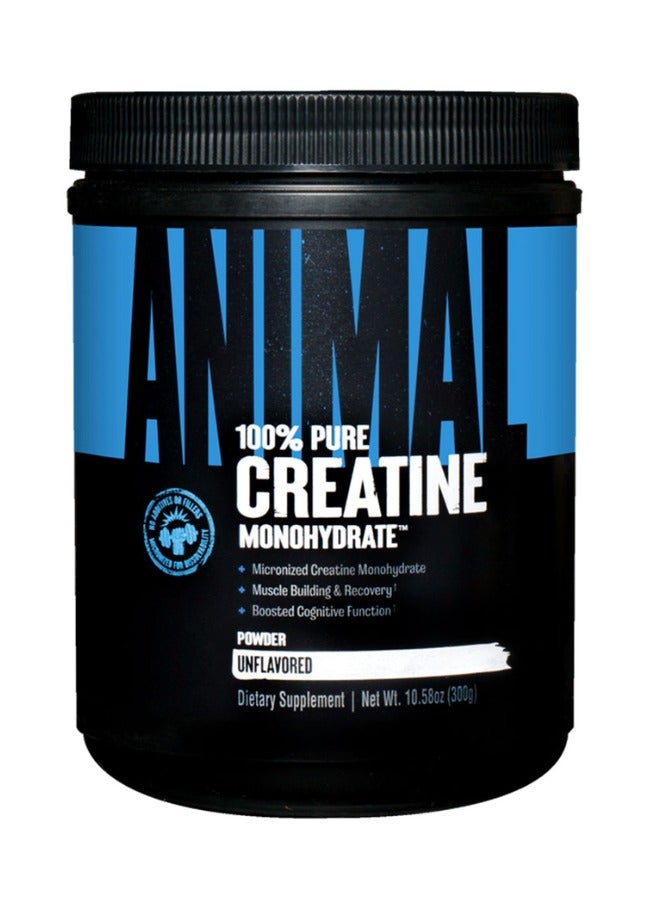 Universal Nutrition Animal Pure Creatine Unflavored, 300 Gram