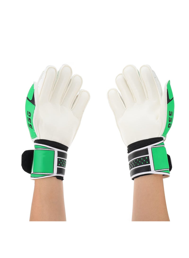 Kids Football Gloves for Training, Youth Soccer Goalkeeper Gear with Strong Grip Palms, Ideal for Boys and Children