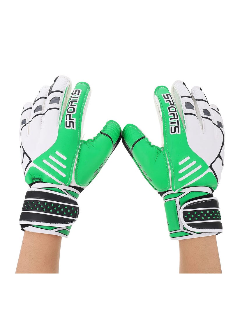 Kids Football Gloves for Training, Youth Soccer Goalkeeper Gear with Strong Grip Palms, Ideal for Boys and Children