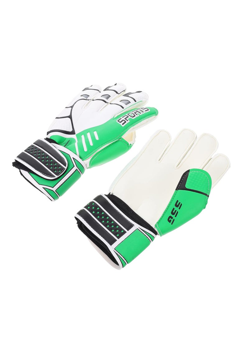 Kids Football Gloves for Training, Youth Soccer Goalkeeper Gear with Strong Grip Palms, Ideal for Boys and Children