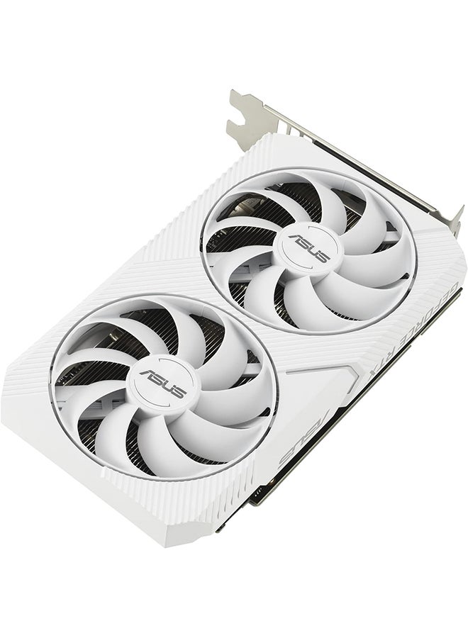 Dual GeForce RTX 3060 White OC Edition 8GB GDDR6 (PCIe 4.0, 8GB GDDR6, HDMI 2.1, DisplayPort 1.4a) White