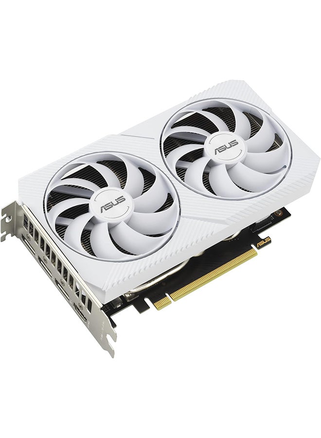 Dual GeForce RTX 3060 White OC Edition 8GB GDDR6 (PCIe 4.0, 8GB GDDR6, HDMI 2.1, DisplayPort 1.4a) White