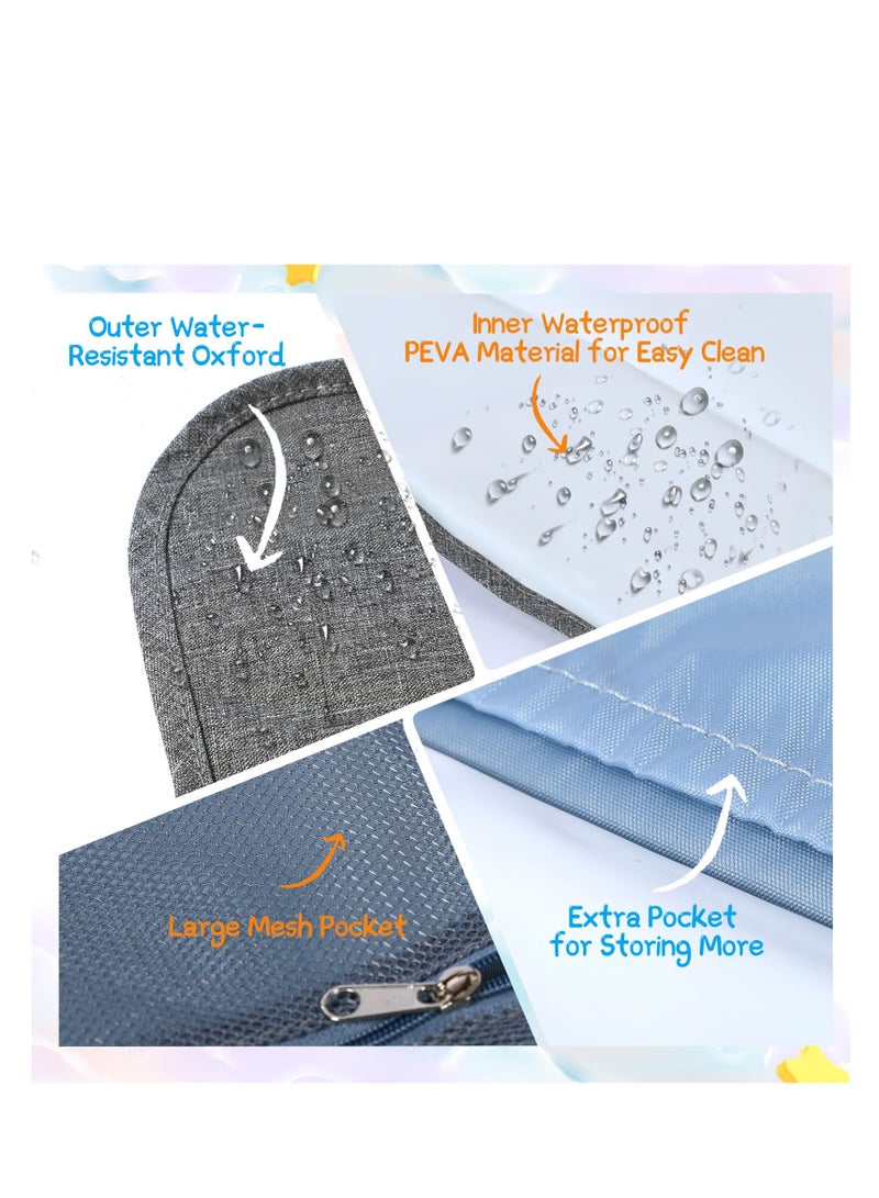 Travel-Friendly Waterproof Diaper Changing Pad for Babies, Lightweight and Compact Design, Perfect Newborn Gift for Parents