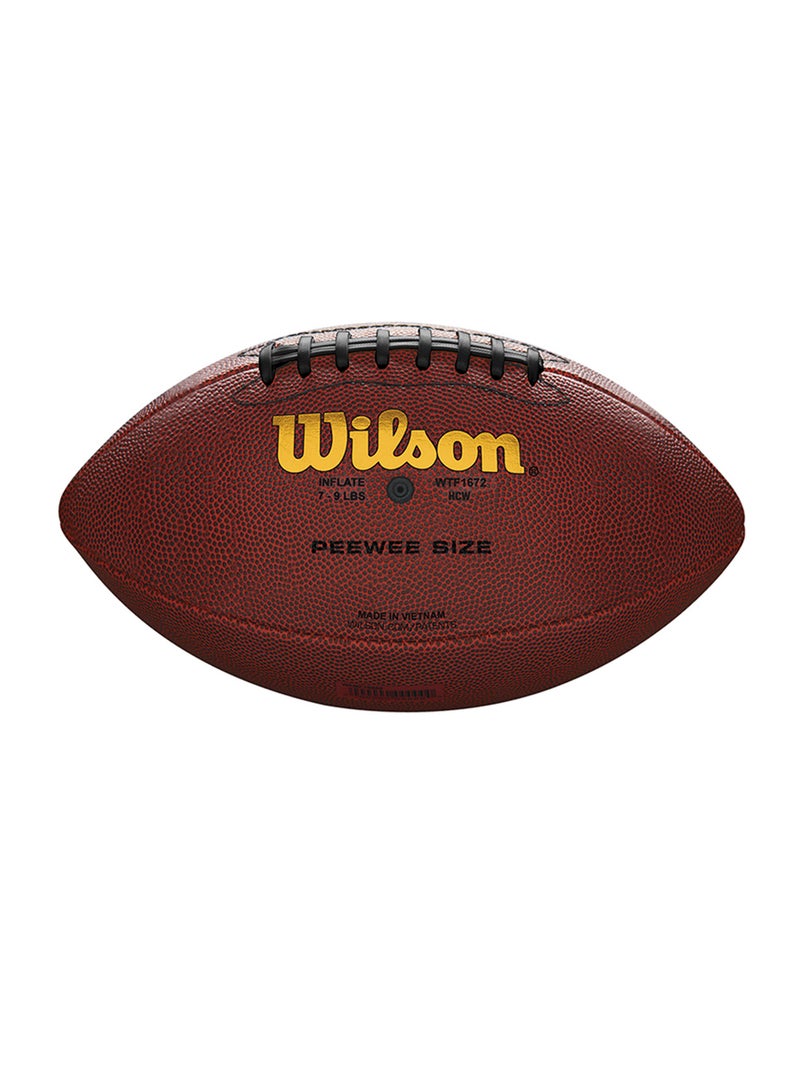 NFL Tailgate American Football - Official size for +14 years old and Adults - Brown