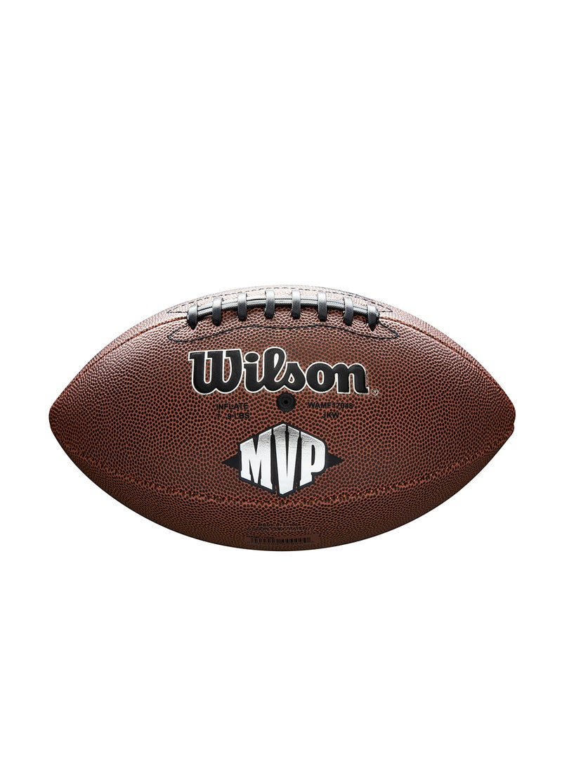 MVP Offical American Football - Official Size for +14 years old and Adults - Brown