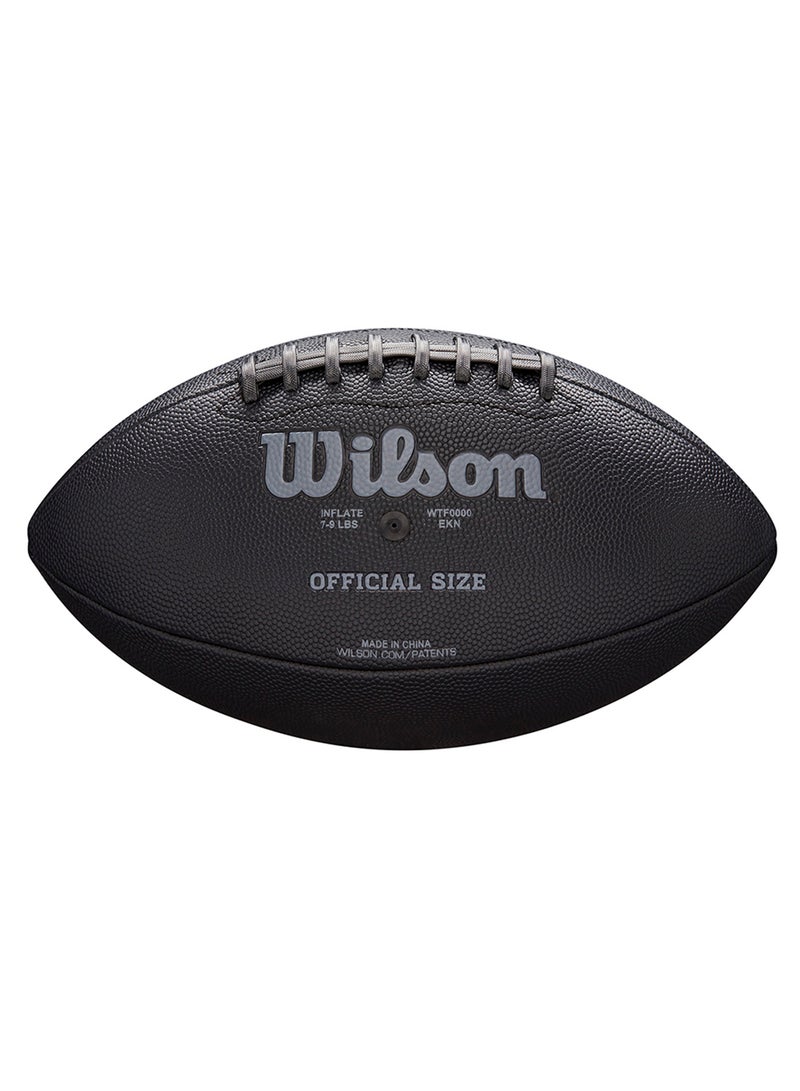 NFL Jet American Football - Official Size for +14 years old and Adults - Black