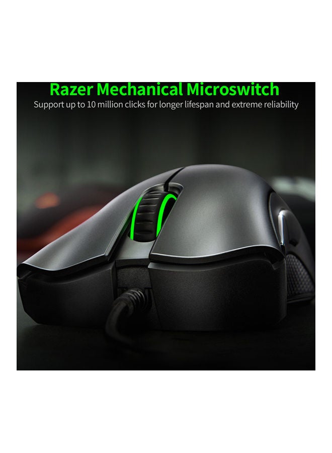 Razer DeathAdder Essential Wired Gaming Mouse Ergonomic Mice with 6400DPI Optical Sensor 5 Programmable Buttons Black (2021 Version) Black