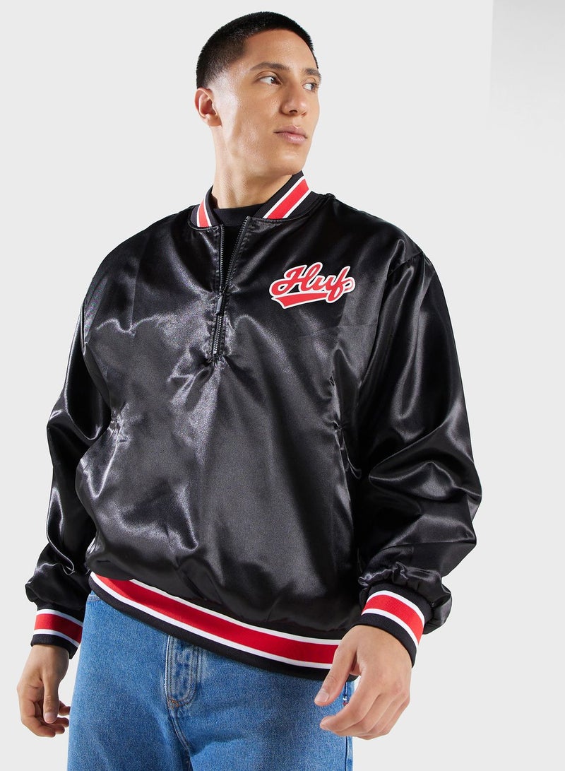 Satin Baseball Jacket