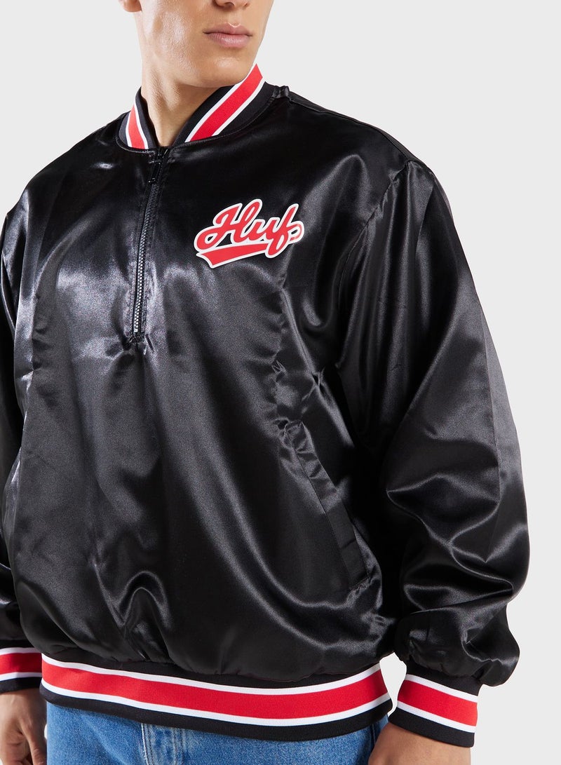 Satin Baseball Jacket