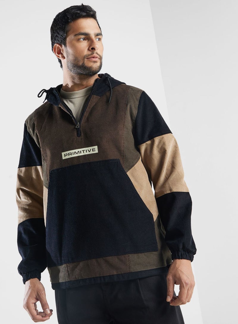 Blocked Anorak Jacket