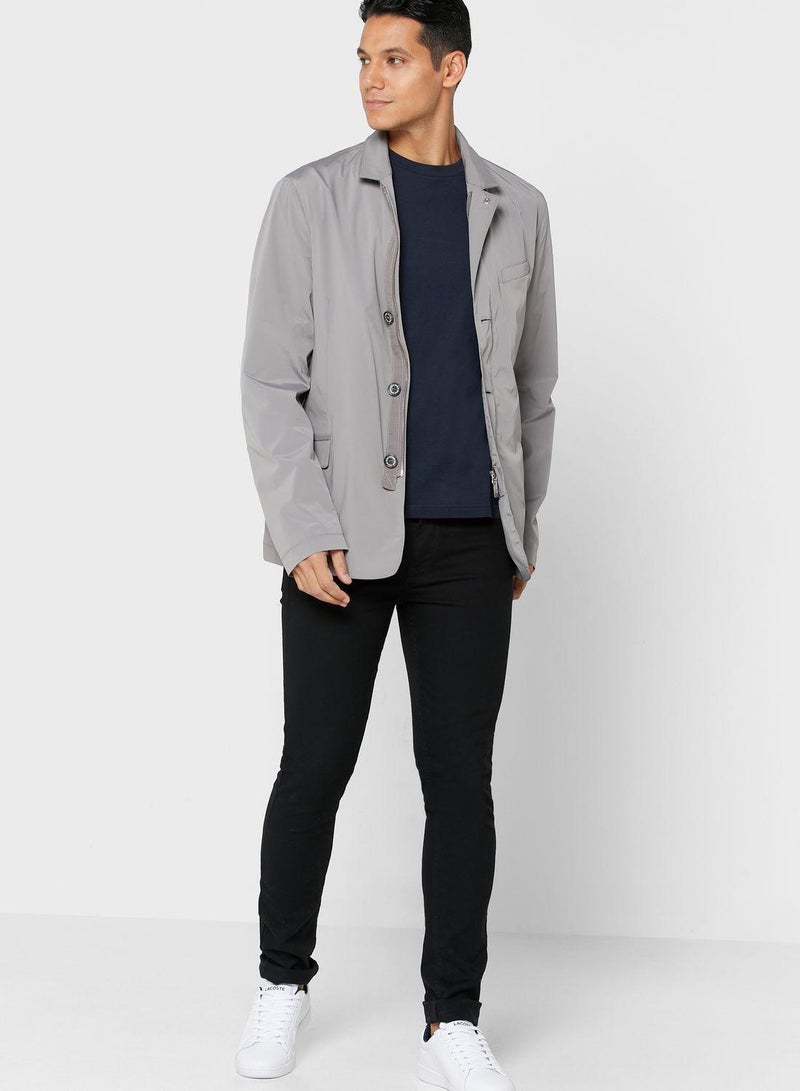 Grey Micro Jacket