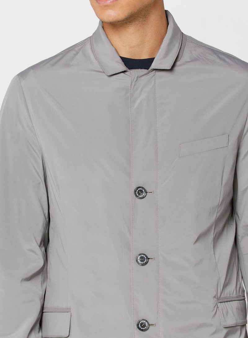 Grey Micro Jacket