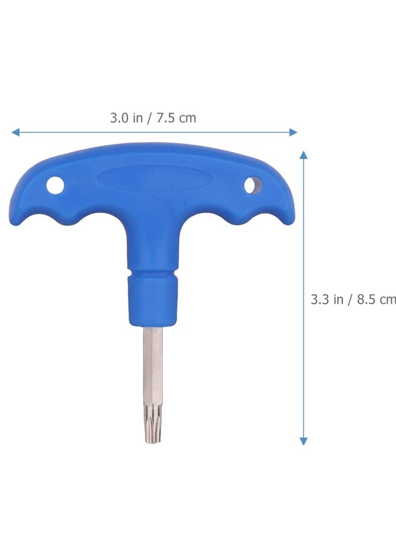 Golf T-Handle Wrench Set, 2Pcs T-Type Socket Tools for Golf Cleats and Repairs