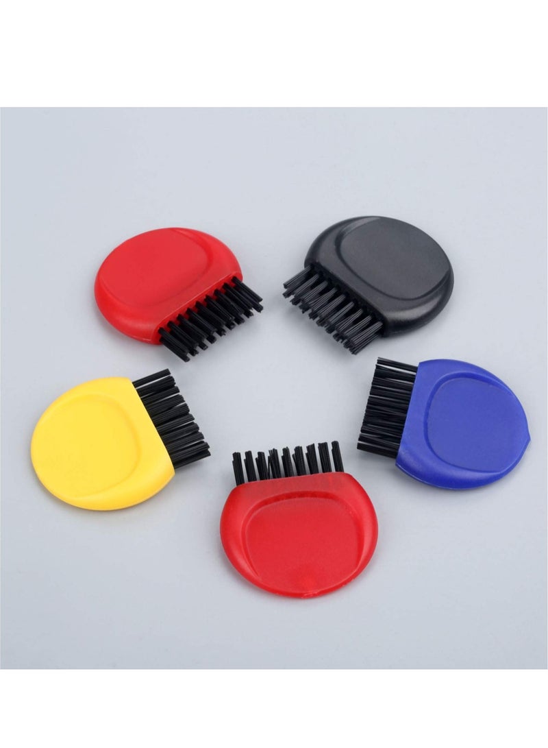 Golf Club Groove Brush Set - 20 Pack Ergonomic Cleaner Tool for Golf Heads, Balls & Shoes - Multi-Color (Black, Red, Blue, Yellow) - Essential Golf Accessories for Optimal Performance