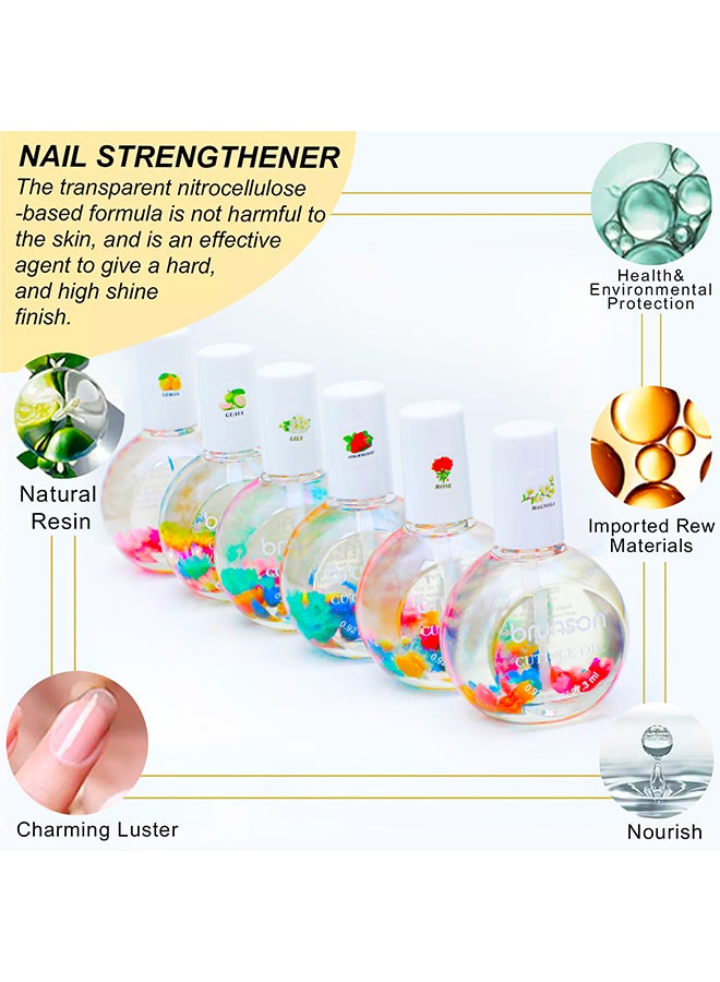 Cuticle Oil Nail Strengthener Oil For Nail Growth Treatment Nail Hardener, Nail Smoothing, Nourishing, And Moisturizing, BCOR