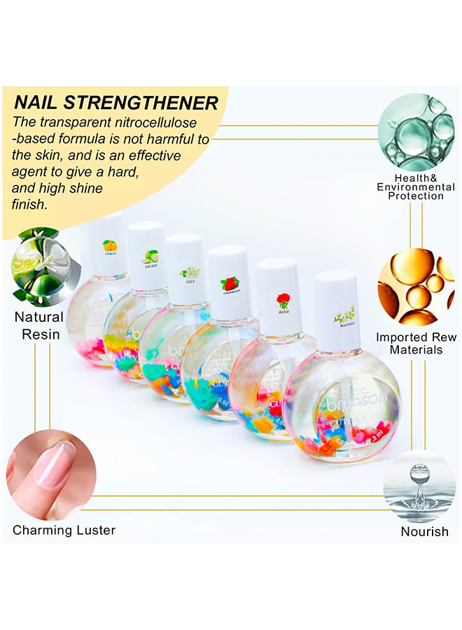 Cuticle Oil Nail Strengthener Oil For Nail Growth Treatment Nail Hardener, Nail Smoothing, Nourishing, And Moisturizing, BCOM