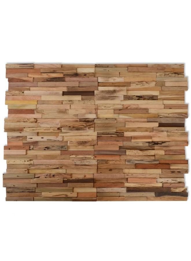 Wall Cladding Panels 10 pcs 1.03 m Recycled Teak Wood