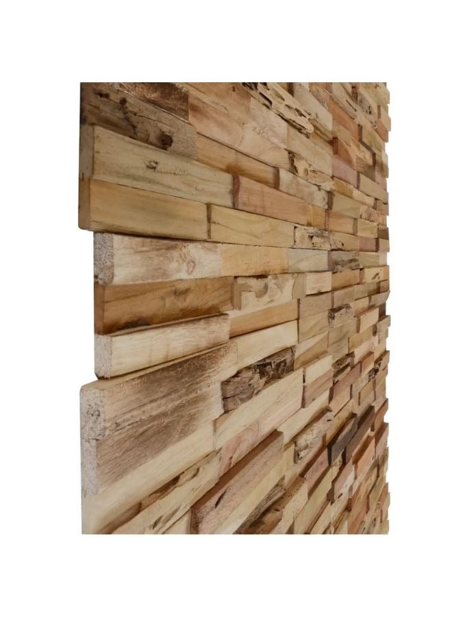 Wall Cladding Panels 10 pcs 1.03 m Recycled Teak Wood