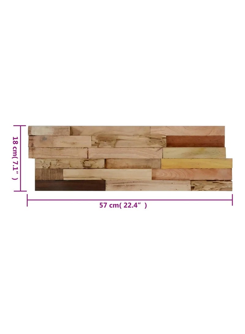 Wall Cladding Panels 10 pcs 1.03 m Recycled Teak Wood