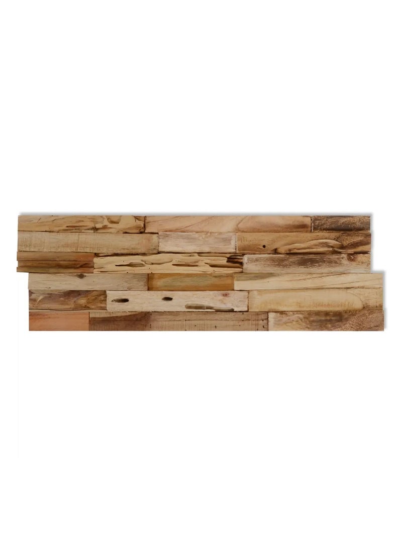 Wall Cladding Panels 10 pcs 1.03 m Recycled Teak Wood