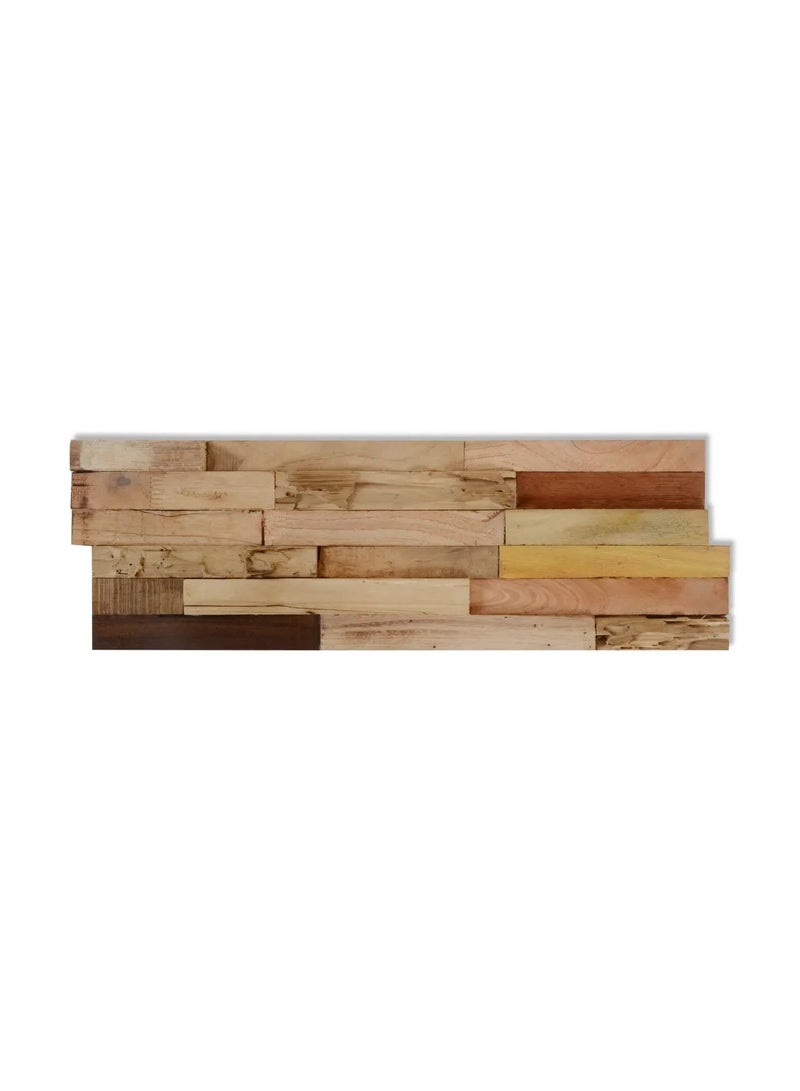 Wall Cladding Panels 10 pcs 1.03 m Recycled Teak Wood