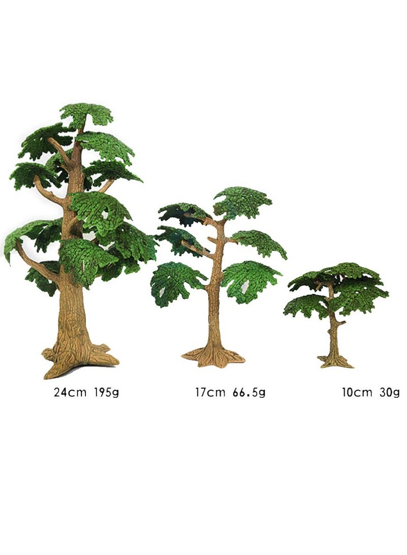 Tree Model Artificial Fake Mini Miniature Trees Train Railways Landscape Scenery Decoration Mini Pine Tree Cypress Model for DIY Scenery Craft (3pcs)