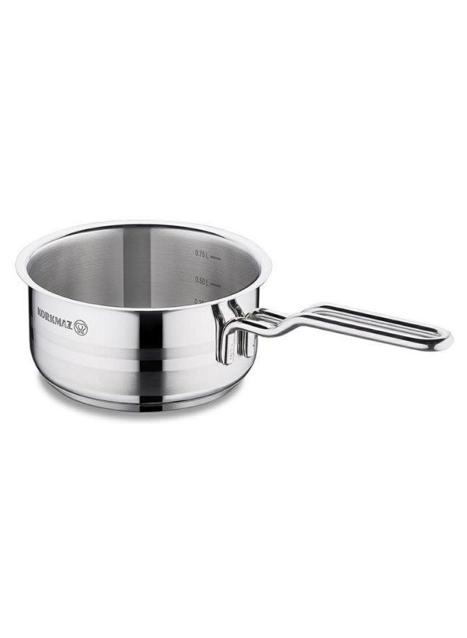 Korkmaz ASTRA 2 saucepan with Lid, 16x9 cm Size, 1.80 Litre Capacity