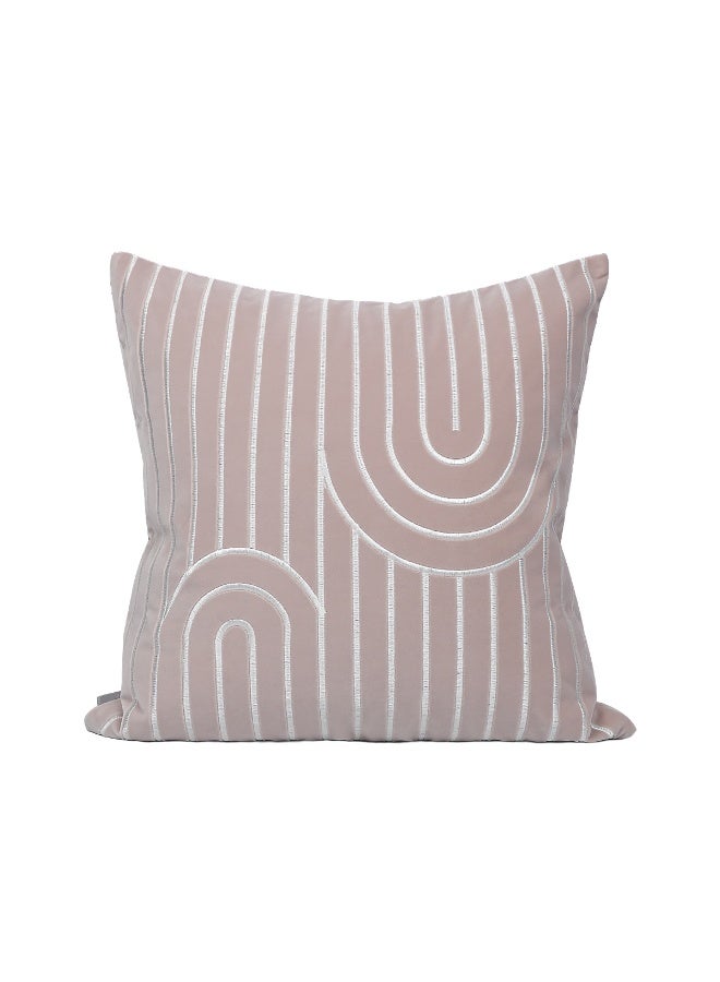 Coastal Contour Cushion Cover Blush Pink