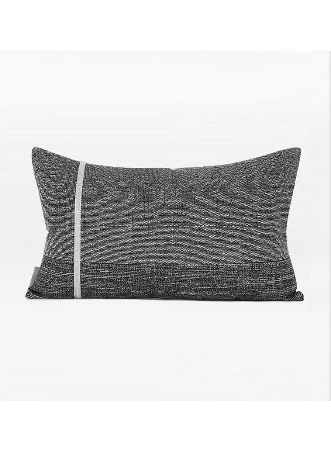 Charcoal Cascade Cushion Cover